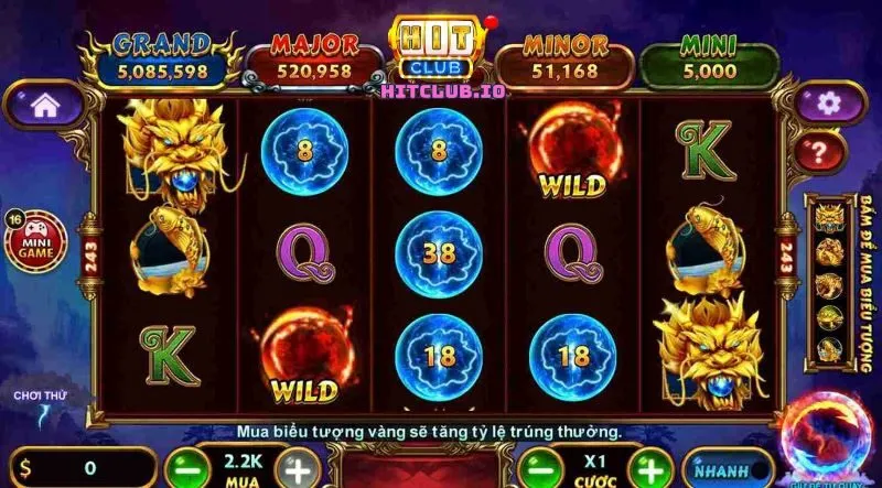 Lưu ý khi chơi game slot Kho báu tứ linh Hit Club