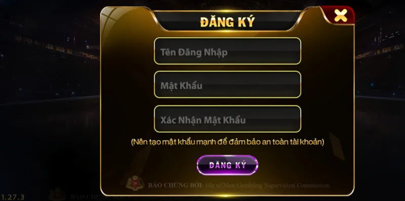 Quy trình đăng ký tài khoản game Thần tài Hit Club 